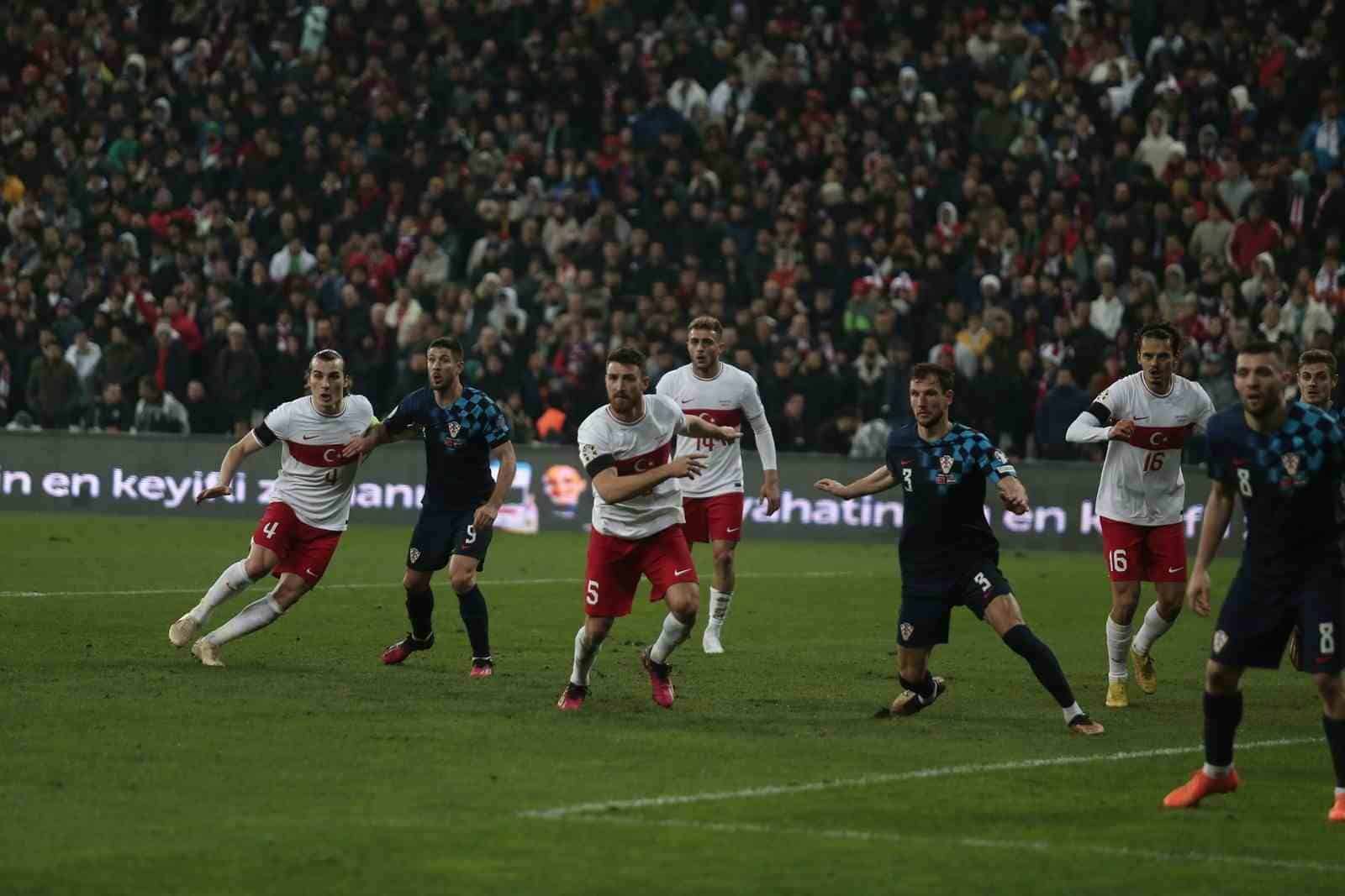 2024 Avrupa Şampiyonası Elemeleri: Türkiye: 0 - Hırvatistan: 2 (Maç sonucu)