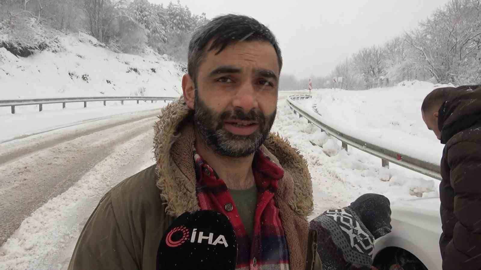 Uludağ’da kar 1 metreyi aştı, zincirsiz çıkışa izin verilmiyor