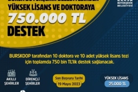 Yüksek lisans ve doktoraya 750 bin TL’lik destek