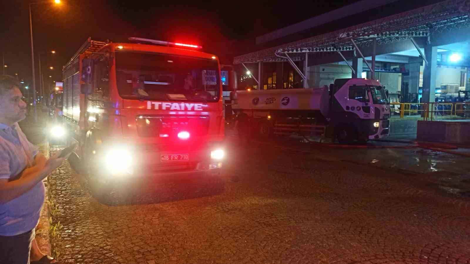 Bursa’da kauçuk fabrikasında büyük yangın