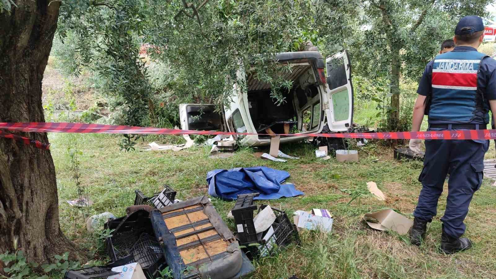 Topladığı erikleri satmaya götürürken kazada hayatını kaybetti