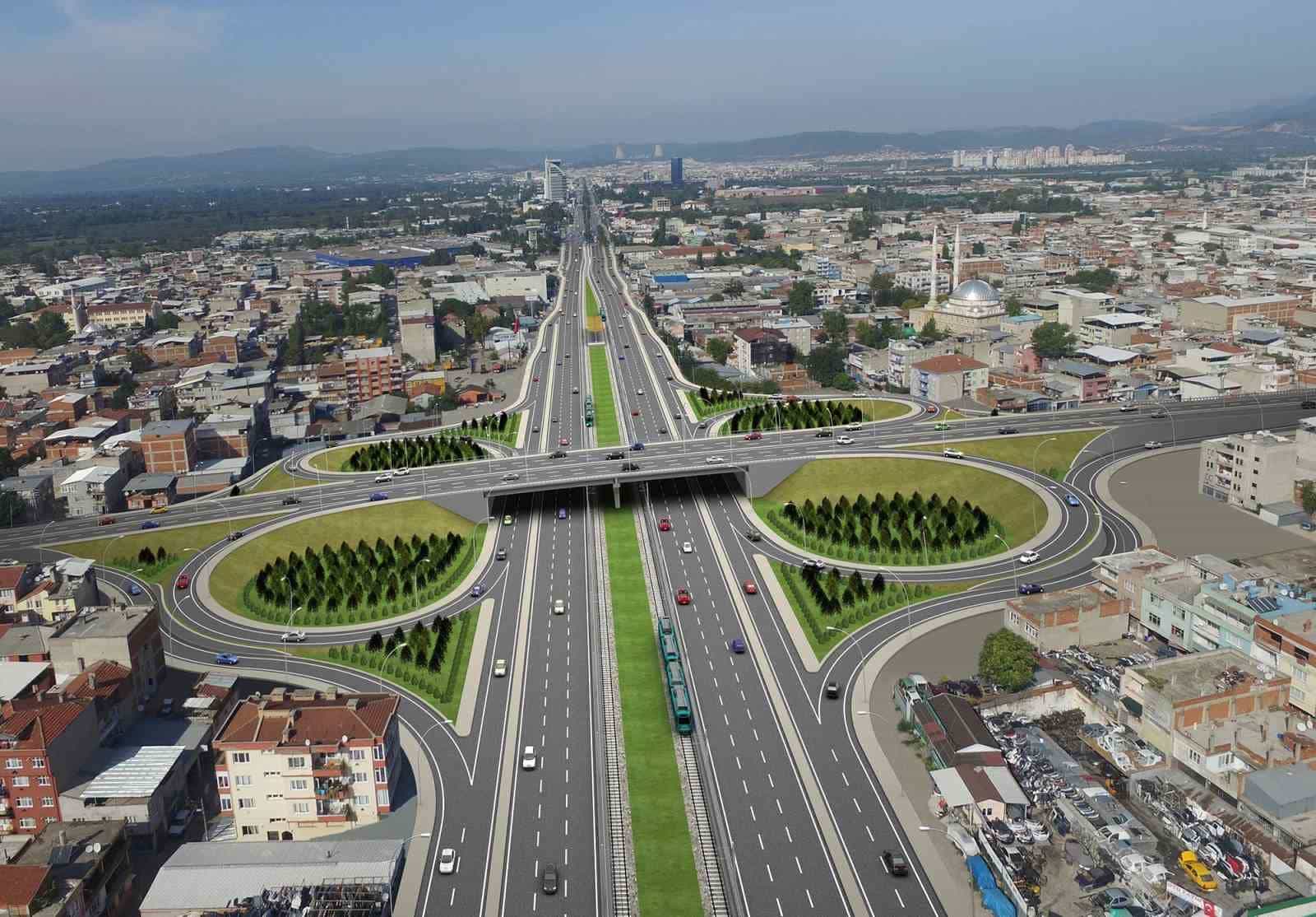 İstanbul Yolu’nda dönüşüm tamam, Altıparmak’ta ilk kazma yıl sonunda