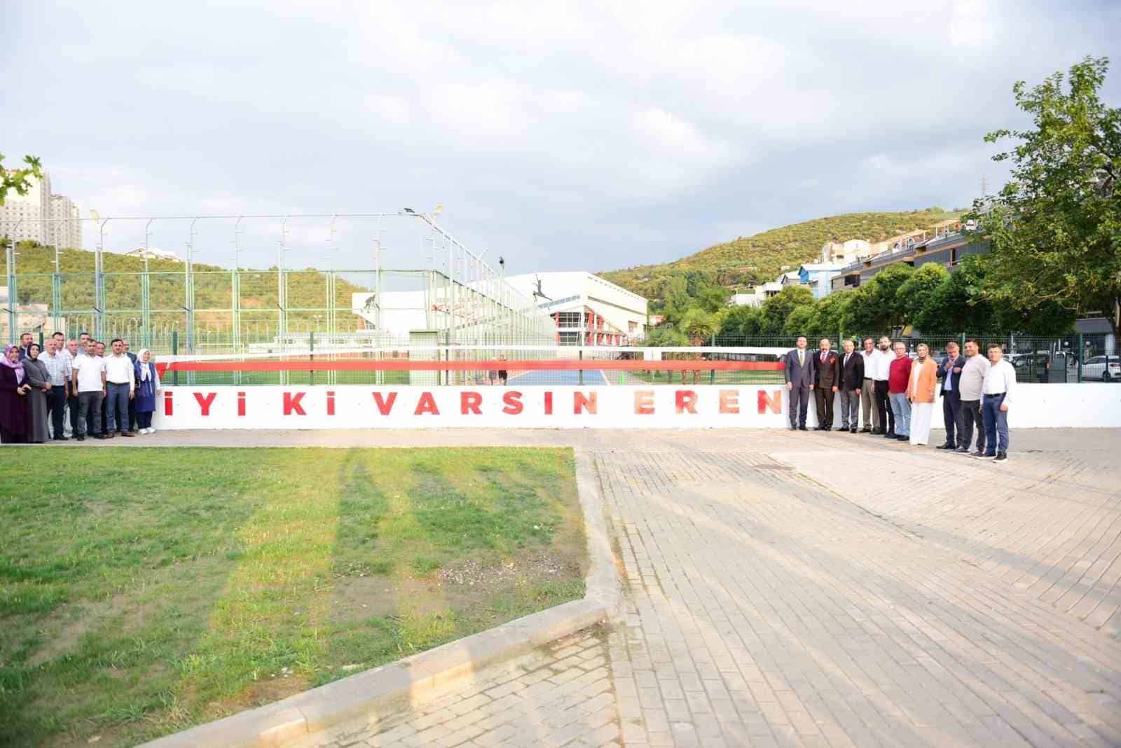 Kestel’de tamamlanan Şehit Eren Bülbül Parkı hizmete açıldı