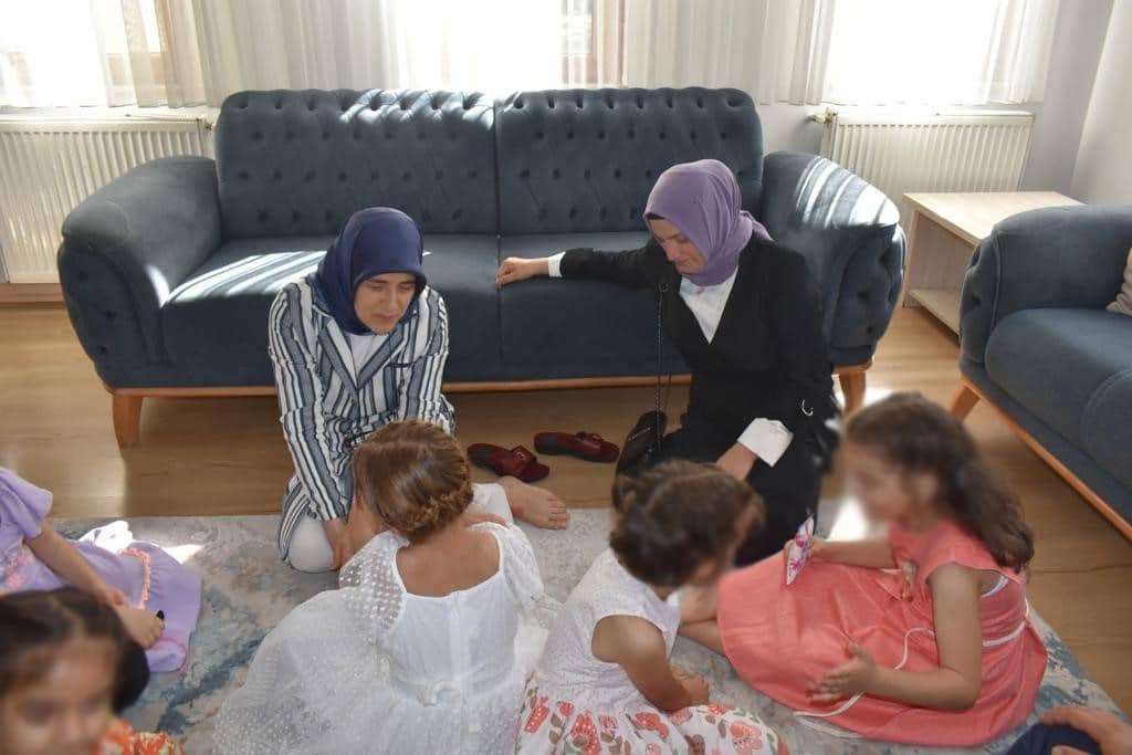 Özel çocuklara çok özel ziyaret