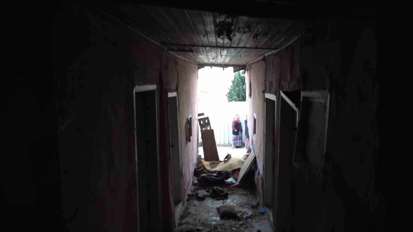 Alkol almak için manzarayı seçti, 25 metreden evin bahçesine düştü