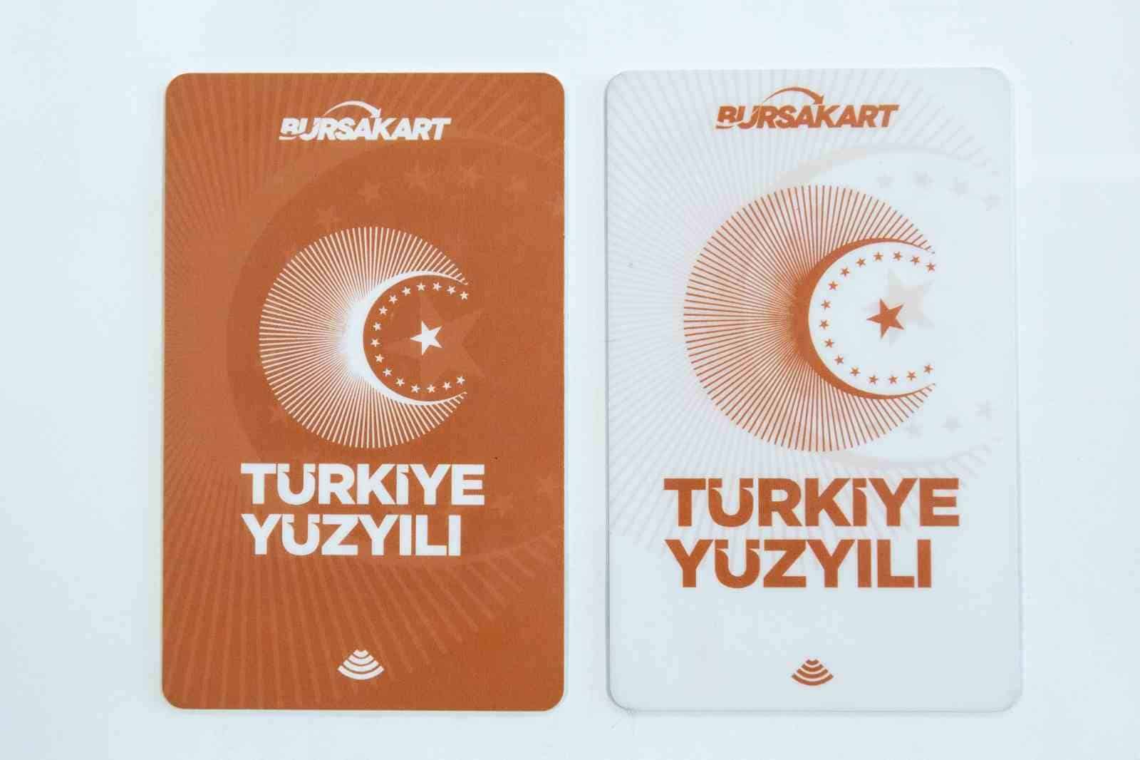 Bursa’da Cumhuriyet’e özel Bursakart piyasaya sürüldü