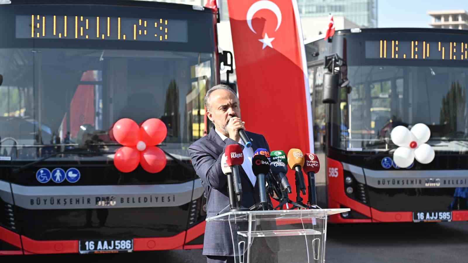 Bursa’da ulaşım filosu gençleşerek büyüyor