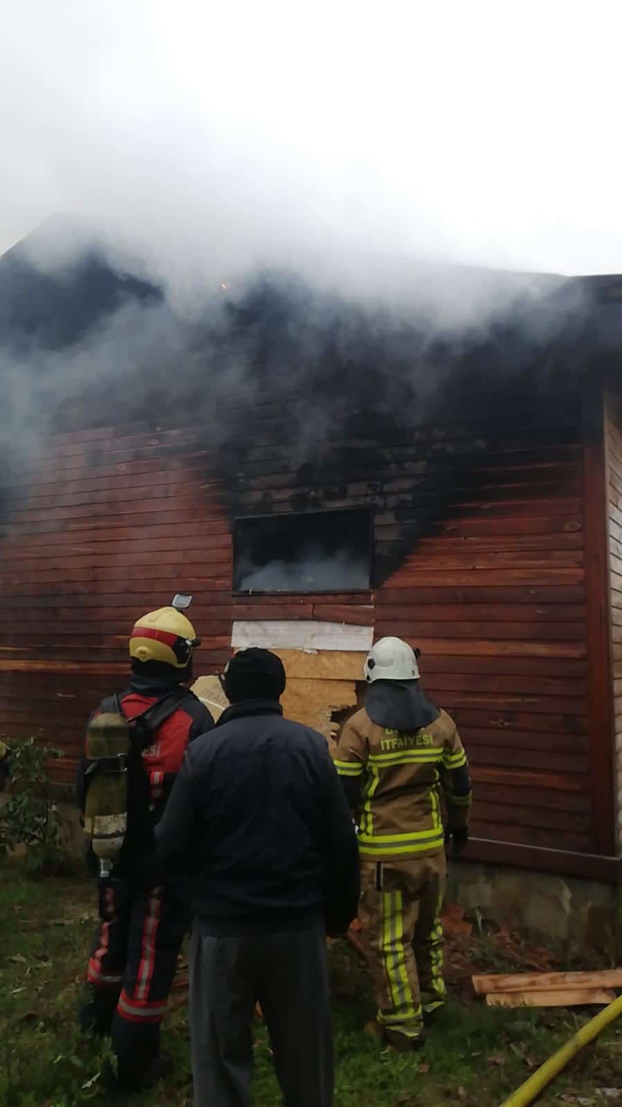 Çiftlikte yangın paniği