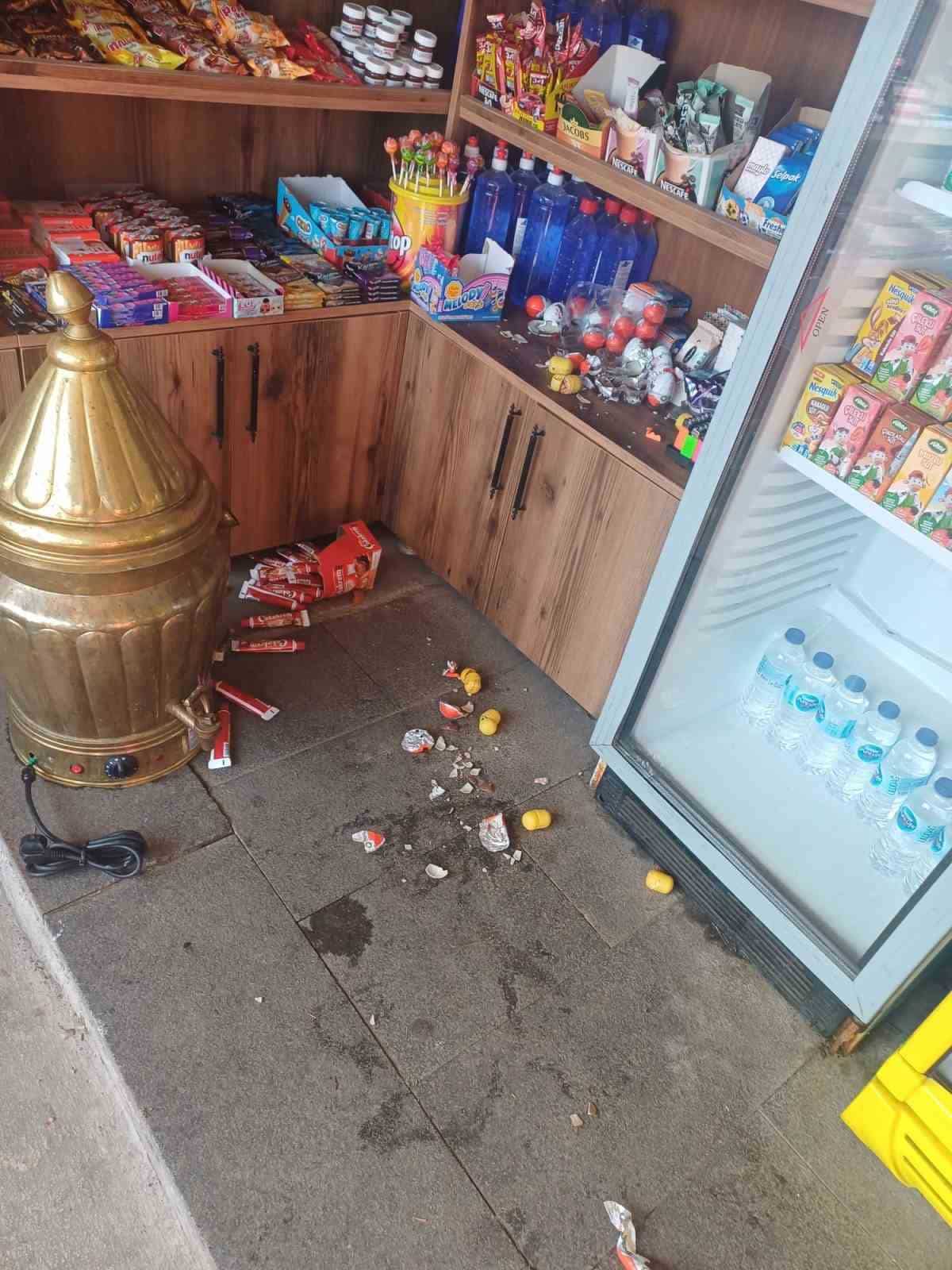 (Özel) Uludağ’da aç kalan ayılar dükkanları talan etti