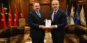 Eski Bakan Eroğlu’ndan Başkan Aktaş’a ziyaret