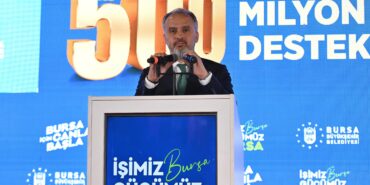 BURSA BÜYÜKŞEHİR'DEN 500 MİLYON TL'LİK CAN SUYU