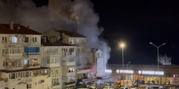 Balıkçı restoranında korkutan yangın