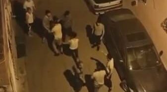 Bursa’da komşuların park kavgası kamerada