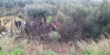 Bursa’da otomobil şarampole yuvarlandı: 3 yaralı