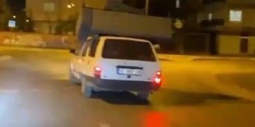 Bursa’da tehlikeli taşımacılık kamerada