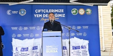 Büyükşehir’den besiciye yem desteği