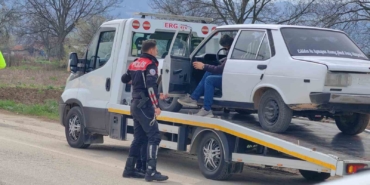 Dur ihtarına uymayan sürücü kovalamaca sonucu yakalandı