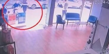 Elini gaz pedalında unuttu, dükkana daldı...