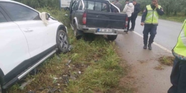 Düğün konvoyunda kaza: 3 yaralı