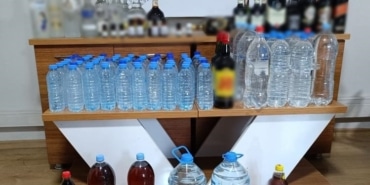 Mudanya’da sahte içki operasyonu: 105 litre sahte alkol ele geçirildi