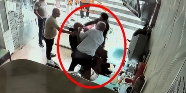 Ölümden kurtardığı müşterisinin tıraşını da tamamladı