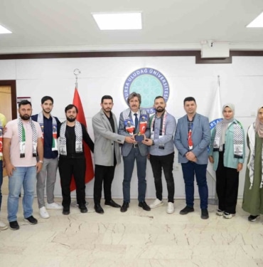 BUÜ Rektörlüğü’nden ’Filistin’ hassasiyeti