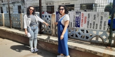 Okulun çatlayan bahçe duvarları tehlike saçıyor