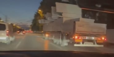 Tehlikeli taşımacılık kamerada