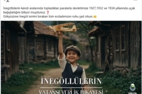 İnegöllülerin uçak bağışı, yapay zekayla günü yüzüne çıktı