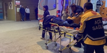 OTOBÜSÜN ÇARPTIĞI ADAM AĞIR YARALANDI