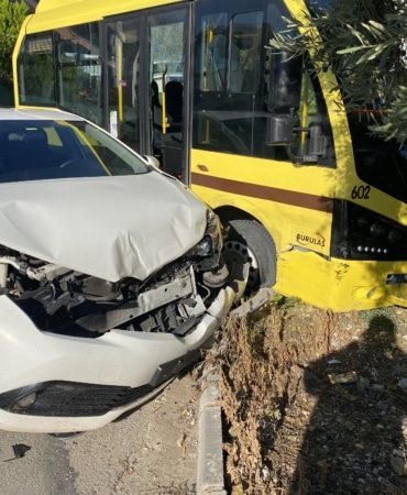 BURSA'DA İZNE GELEN UZMAN ÇAVUŞ TRAFİK KAZASINDA YARALANDI