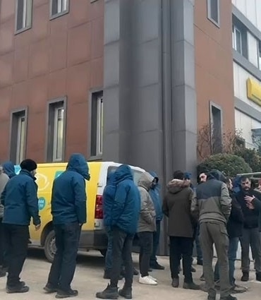 PTT’de iş bırakma eylemi