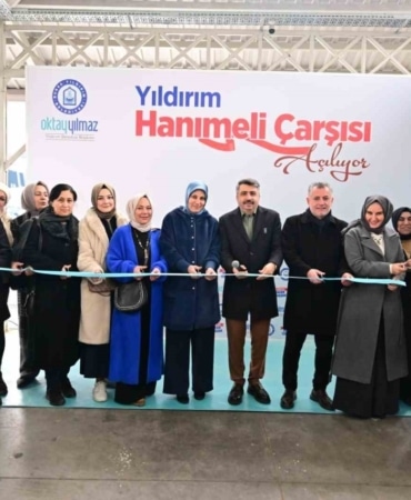 Yıldırım’a hanımeli çarşısı açıldı