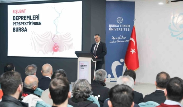 BTÜ’de deprem konuşuldu: Bursa depremde en büyük hasarı alabilecek ilk 5 ilden biri