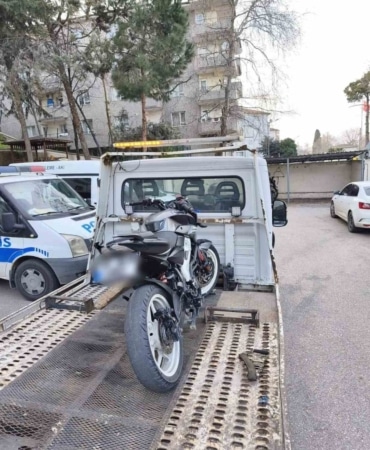 Bursa’da ‘Dur’ ihtarına uymayan motosikletliye 245 bin TL ceza