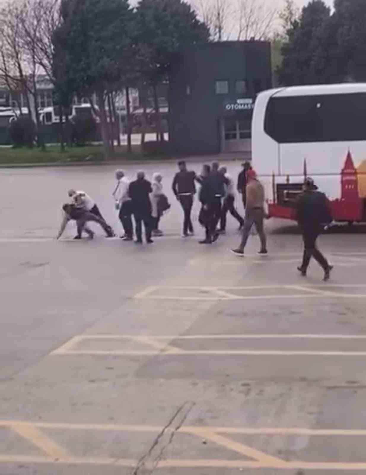 Bursa terminalinde yolcu ile şoför kavgası