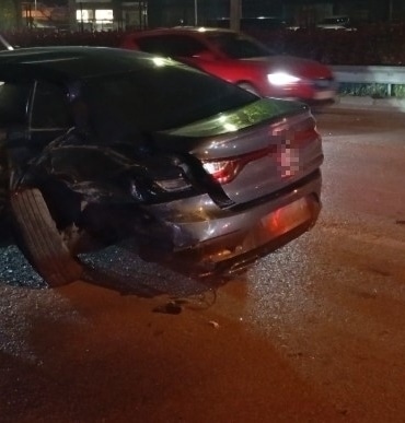 Osmangazi’de trafik kazası: Otomobil takla attı, 1 yaralı