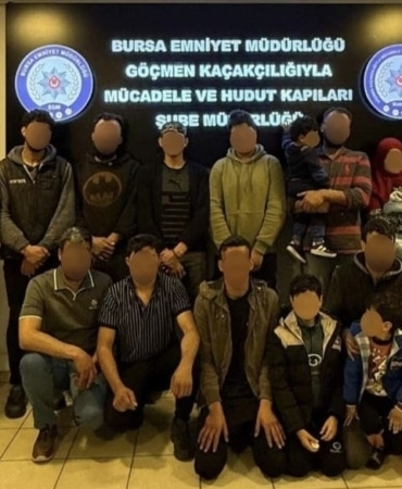 Bursa’da göçmen kaçakçılığı operasyonu: 18 kaçak göçmen yakalandı