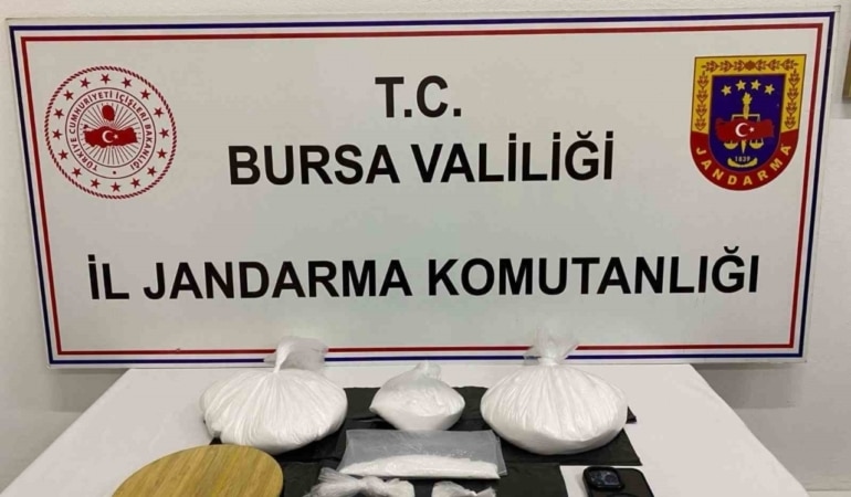Bursa’da jandarmadan uyuşturucu operasyonu