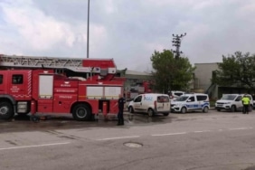 Bursa’da sunta fabrikasında korkutan yangın