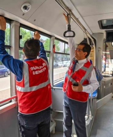 Bursa’da toplu taşıma araçlarına klima denetimi