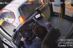 Otobüs şoförü uykuya daldı, önündeki araca çarptı... Lise öğrencisi iki aracın arasında böyle sıkıştı