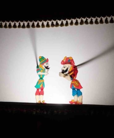 Yıldırımlı çocuklar Hacivat Ve Karagözle buluştu