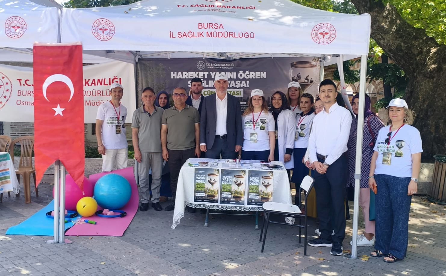 HAREKET YAŞINI ÖĞREN SAĞLIKLI YAŞA" KAMPANYASI KAPSAMINDA BURSA’DA BİR HAFTA İÇERİSİNDE 12 BİN 800 VATANDAŞA HAREKET ÖLÇÜMÜ YAPILDI.
