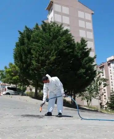 OSMANGAZİ BELEDİYESİ, VATANDAŞLARIN DAHA SAĞLIKLI VE GÜVENLİ BİR ÇEVREDE YAŞAMLARINI SÜRDÜREBİLMELERİ AMACIYLA İLÇE GENELİNDE HAŞERE İLE KEMİRGENLERLE MÜCADELE ÇALIŞMALARINI ARALIKSIZ SÜRDÜRÜYOR. HALK SAĞLIĞINI KORUMAYA YÖNELİK ÇALIŞMALAR KAPSAMINDA EKİPLER, YIL BOYUNCA PLANLI VE DÜZENLİ İLAÇLAMA FAALİYETLERİ GERÇEKLEŞTİRİRKEN, VATANDAŞLARDAN GELEN TALEPLERE DE HIZLI ŞEKİLDE YANIT VERİYOR.