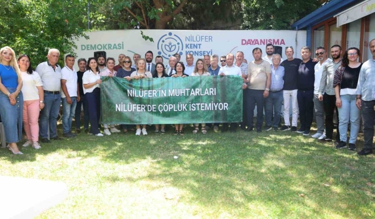 Nilüfer’de katı atık tesisine karşı tek ses: “Çöplük istemiyoruz”
