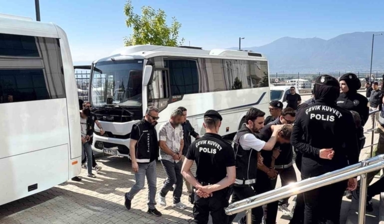 Bursa merkezli 4 ildeki uyuşturucu operasyonunda 40 tutuklama