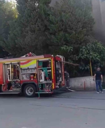 Bursa’da korkutan fabrika yangını