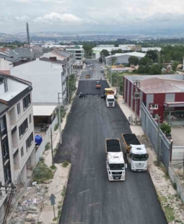 İnegöl’ün üstyapısı yenileniyor