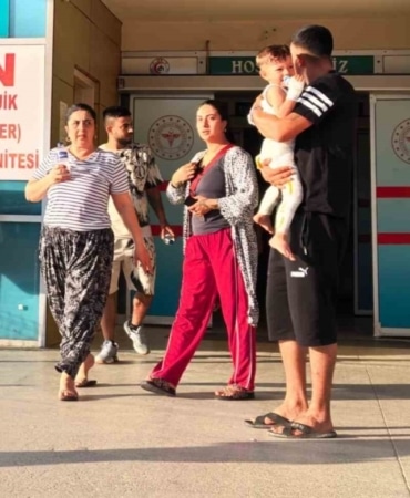 Mangal ateşine düyen çok yaralandı